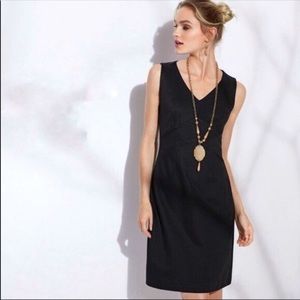 CAbi Edie black Ponte sheath dress size M